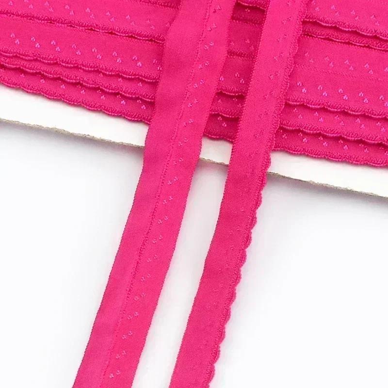 5/10/20M Meetee 11mm Cotton Elastic Band for Underwear Strap Stretch Webbing Tape Ribbon Double Layered Rubber Bands Accessories