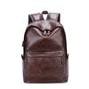 Men's business backpack, new PU backpack, multi-functional large-capacity usb charging, student schoolbag.