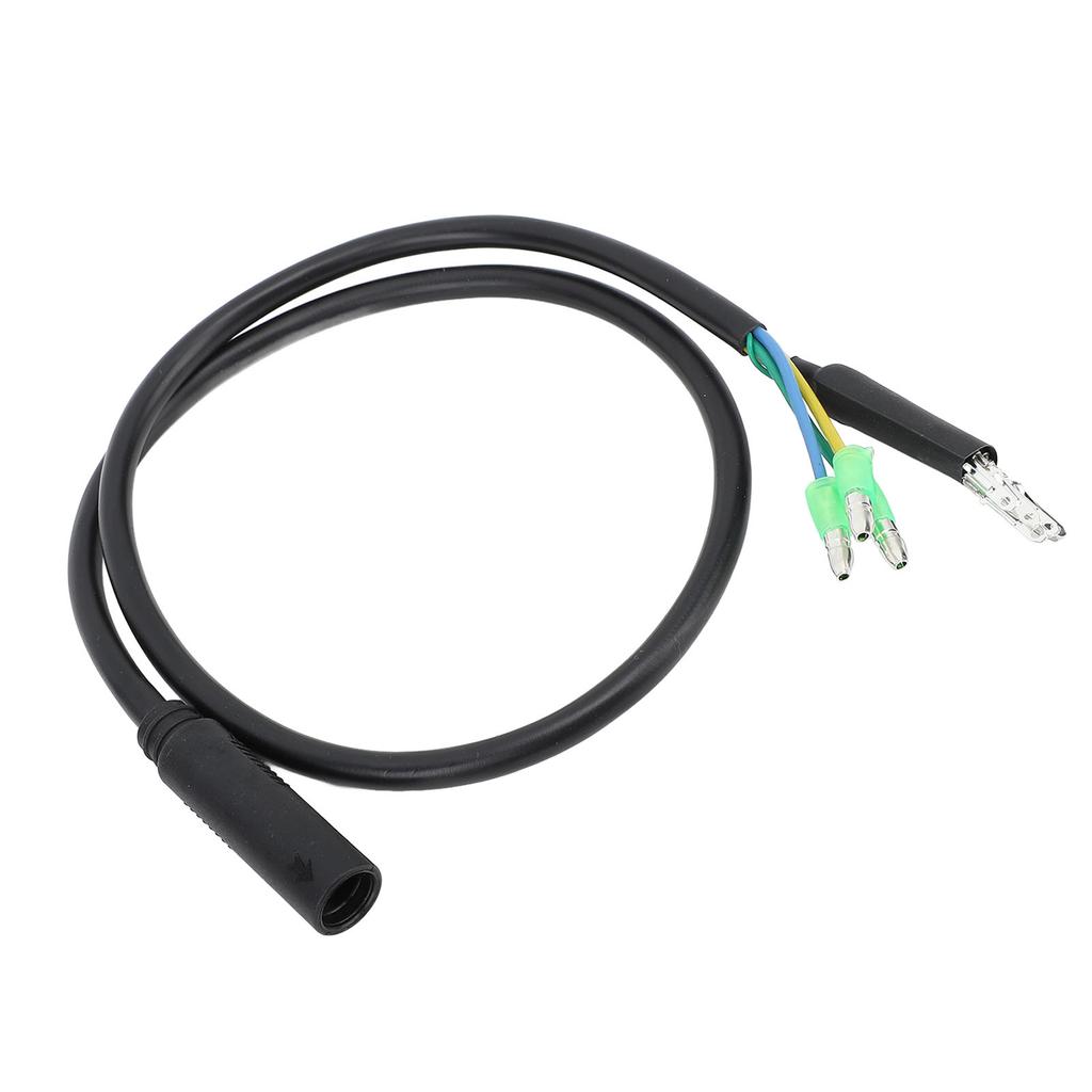 Electric Bike Motor Extension Cable M6 Female 9 Pin Waterproof Extension Cable for Front Rear Hub Motor Conversion Kit 66cm