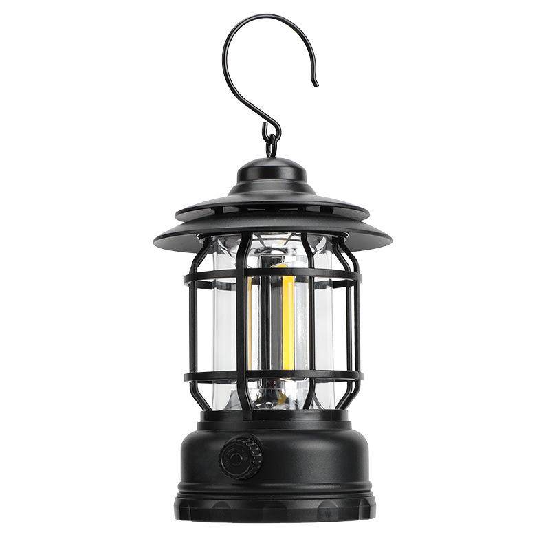 Rechargeable Retro Camping Lantern with Ultra-Long Battery Life for Outdoor Tent and Awning Lighting