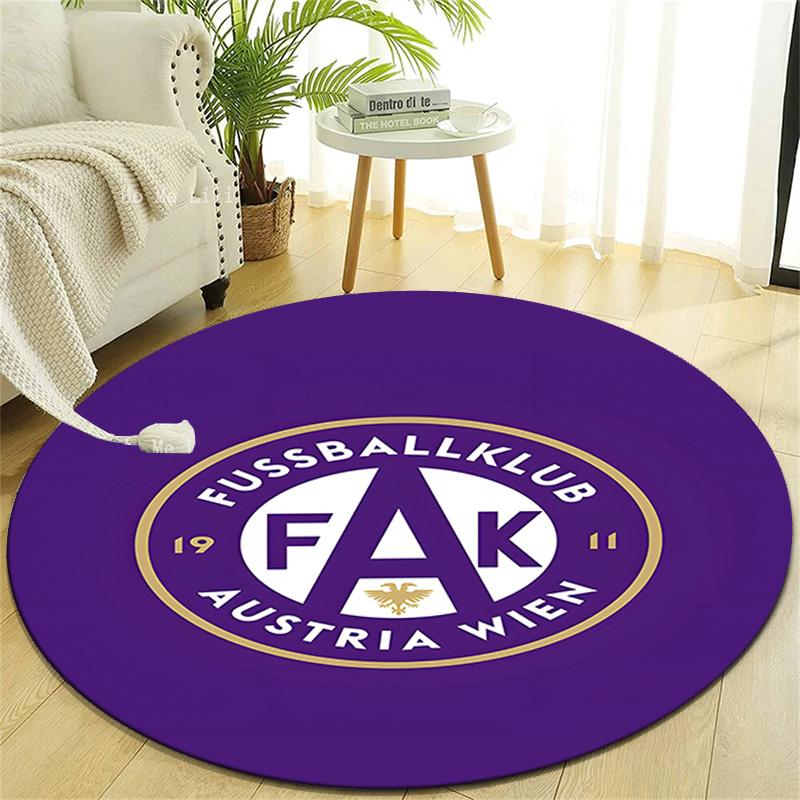 1pc Football Team (56) Design Printed Area Round Carpet for Bedroom Living Room Home Decor Rugs Mat Non Slip Mat Rug for Bedside