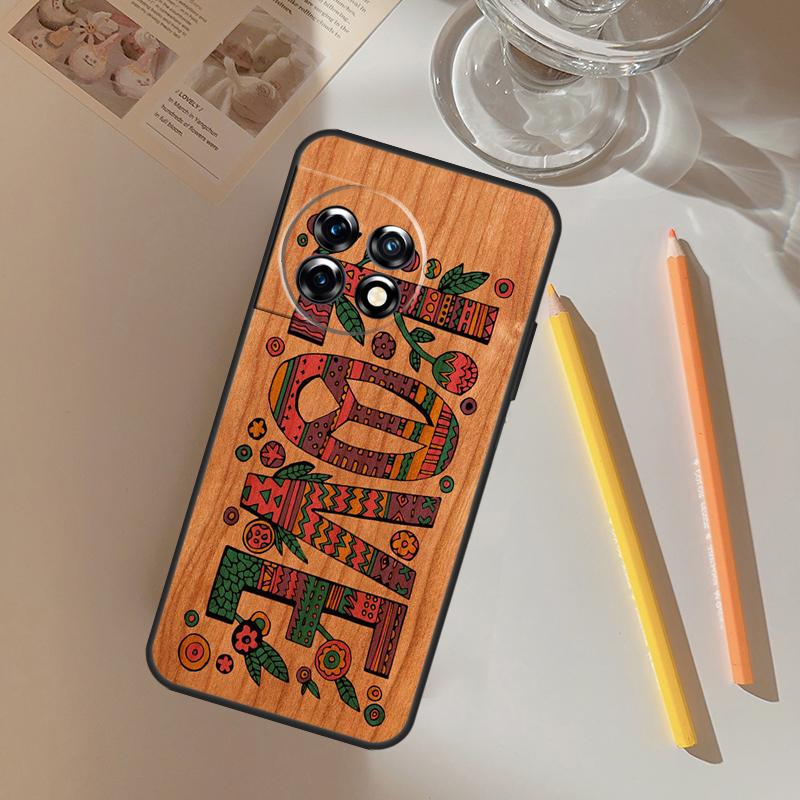 Wood Pattern Funda For OnePlus 12 12R 13 R 11 9 10 Pro 8T 9RT 10T OnePlus Nord 4 CE 2 3 Lite N20 N30 Case