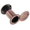 Angle Door Viewer Peephole: Reinforced Zinc-Aluminum Core with HD Optical Lens, 360° Rotation & Anti-Spy Cover for 2.17-4.13 Thickness