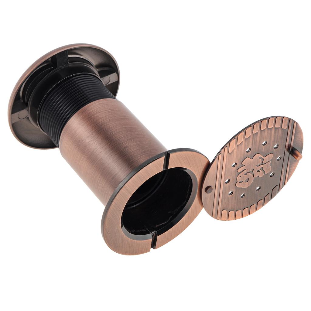Angle Door Viewer Peephole: Reinforced Zinc-Aluminum Core with HD Optical Lens, 360° Rotation & Anti-Spy Cover for 2.17-4.13 Thickness