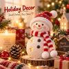 Mini Knit Hat Christmas Scarf Set Knitting Craft Xmas Decorative Handmade DIY Craft Decoration Plush Toy Small Scarf Ornament