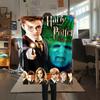 1Pc Saviour Potter Print Flannel Blanket, High Quality Comfortable for All Seasons, Home Decor, Warmth and Comfort, Perfect for Gifts