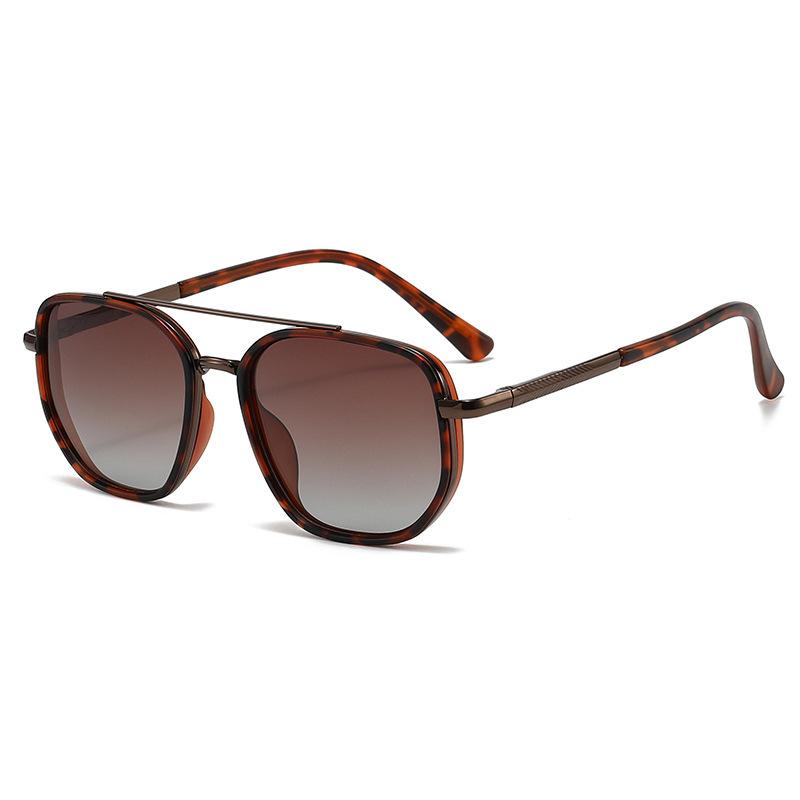 New Polarized Sunglasses Double Beam European and American Fashion Sunscreen Outdoor Sunscreen UV Protection Sunglasses TR