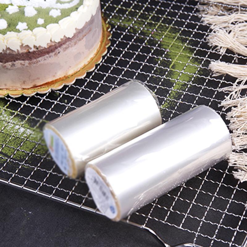 1 Roll Cake Surround Film Transparent Cake Collar Kitchen Acetate Cake Chocolate Candy For Baking Durable 8cm*10m/10cm*10m