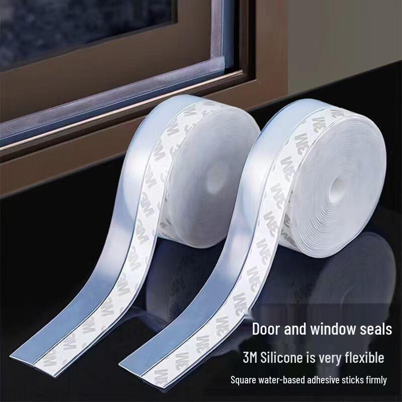 Door & Window Self-Adhesive Sealing Strip - Windproof, Rainproof, & Insulating for Gaps & Leaks