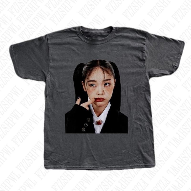 Retro Y2K Cotton Tshirt Harajuku Graphic Print Hip Hop Tee Streetwear Punk Short Sleeve Tshirt Rock Goth Casual Oversized Top