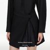Veromoda 2025 Autumn Patchwork Acetate Blend Short Dress