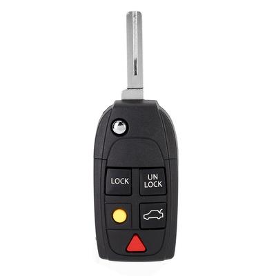 5-tlačidlový skladací vyklápací obal kľúča od auta Náhrada Vhodné pre S60 S80 V70 XC70 XC90
