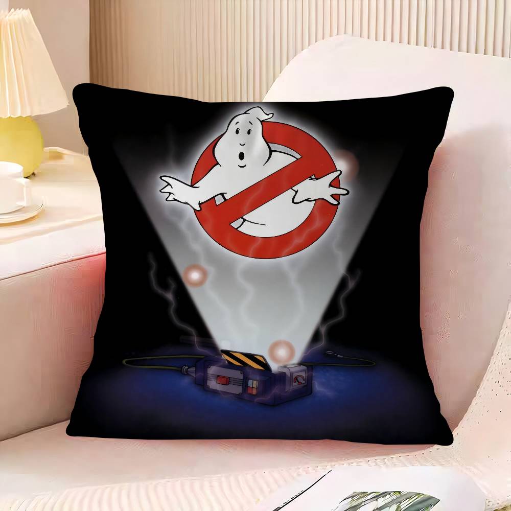 

G-Охотники за привидениями Персонализированная фотография Текст Домашние декоративные подушки Бытовые подарки 45x45см 16x16Inch