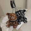 Sac à main drôle 2025 design de mode japonaise soft girl mignon poupée de dessin animé poupée sacs chaîne sac à bandoulière