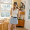 Deondeulob Dd_Blue Mini Skirt_Blue
