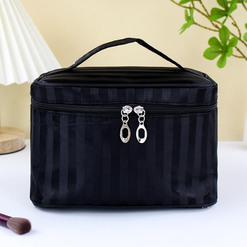 Women's Stone Pattern Cosmetic Bag - Stylish Large-Capacity Travel Toiletry Organizer