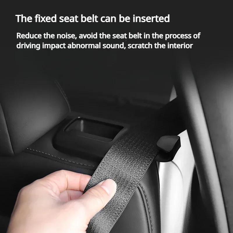 Rear Seat Belt Limiter for Tesla Model Y Seat Belts Hook Fixing Bracket Stopper EXTENDER Car Accessories Modify Modely 2018-2025