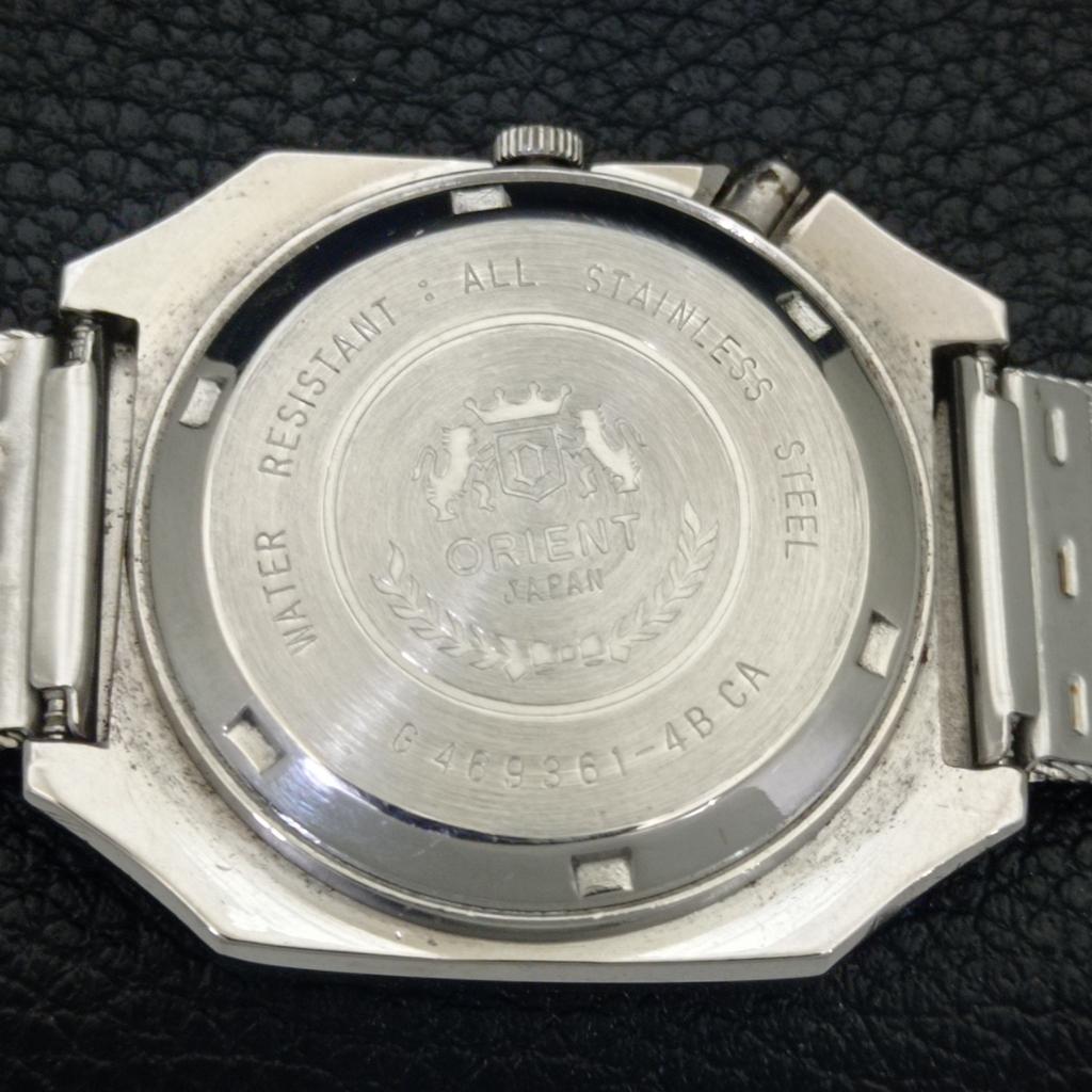 ORIENT CRYSTAL AUTOMATIC VINTAGE JAPAN 46961 MENS ORIGINAL DIAL WATCH a703362-1 R213b-a703362