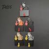 Talos Cat Pushing Vase Refrigerator Magnet, 3D Printed Whiskers Holder Pet Memorial Keepsake Decoration, Gift for Cats Lovers