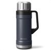 HUGEL Vacuum Insulated Charcoal Excellent Integrated Dishwasher Ideal for Outdoor and Sports Mug, 1900ml, Gray, Cold/Hot Insulation, Lid,