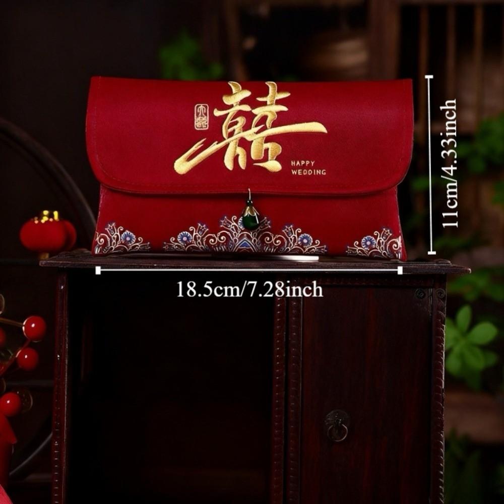 Tassel Design Brocade Red Envelope Best Wishes Money Bags  Wedding Birthday