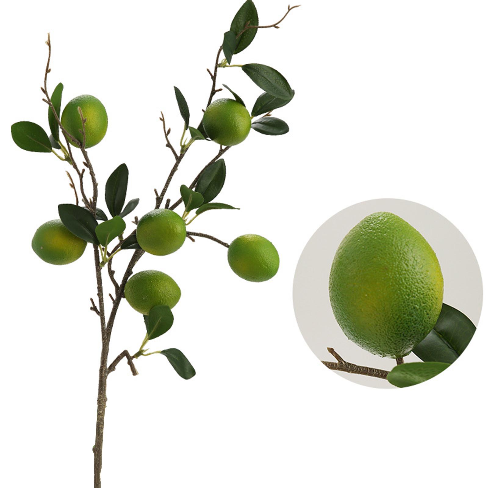 Искусственная ветка с фруктами, 6 шт., реалистичные гранаты, декоративные поддельные ветки фруктов для дома, офиса, 85 см Type 3