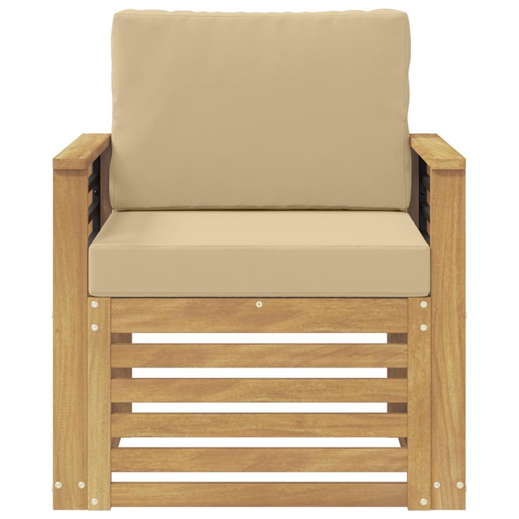 Outdoor Sofa Set Polyester White