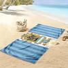 Argentinien Nationalmannschaft Print Strandtuch, Großes Weiches Schnelltrocknendes Handtuch für Strand Camping Schwimmen
