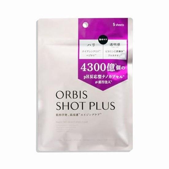 ORBIS Shot Plus Nano NC Direct Mask (Sheet Aging Care) 5 Sheets Included Made Japan