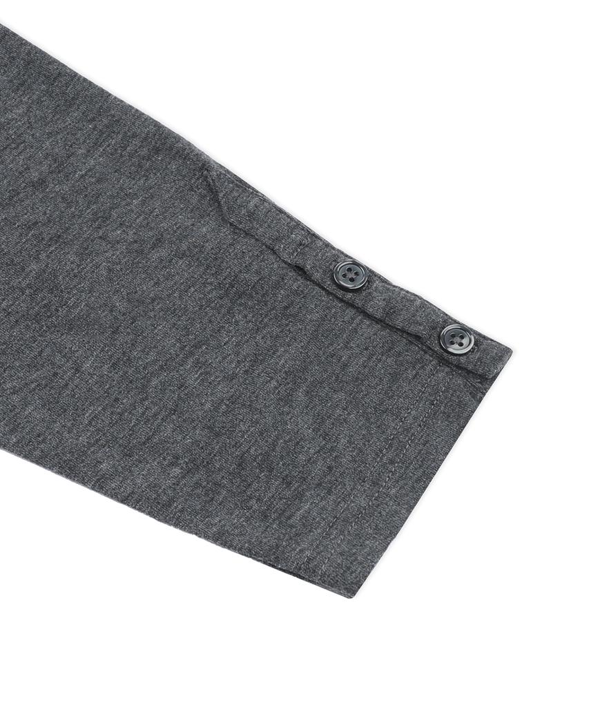 GLACK Gt188 429 Chimera Emblem Vintage Cuff Detail Long Sleeve (Charcoal Gray)