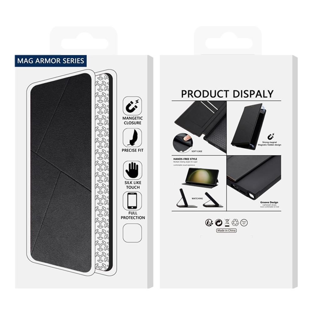 For iPhone 13 Pro Max Case Magnetic Closure Card Slot Leather Flip Phone Cover