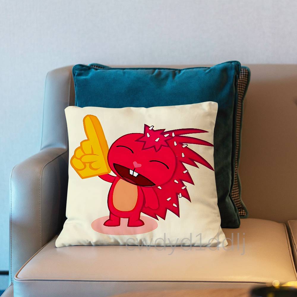 Flaky HTF Happy Tree Friends Pillowcases Cute Funny Pillow Case For Wedding Party Home Decor Comfy Pillow Cover