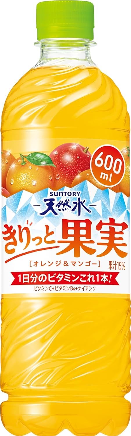

Натуральная вода Kiritto фруктовая апельсин манго 600 мл x 24 бутылки &