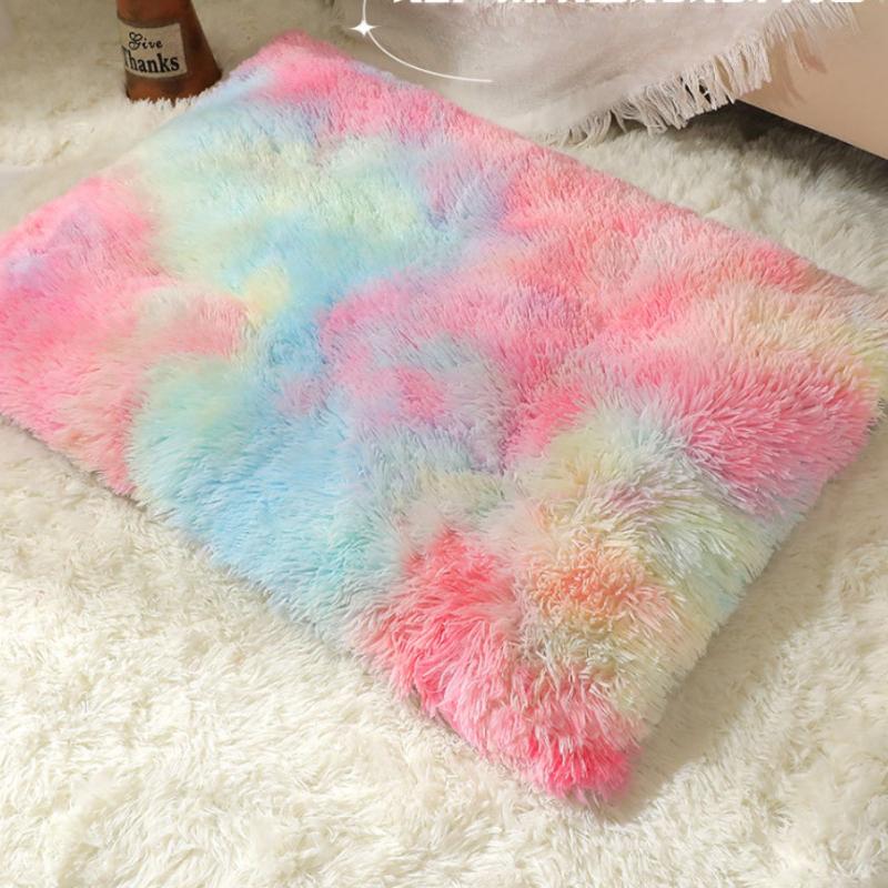 Cat litter, kennel, pet supplies, dog mat, plush winter warm sleeping pet mat, dog bed