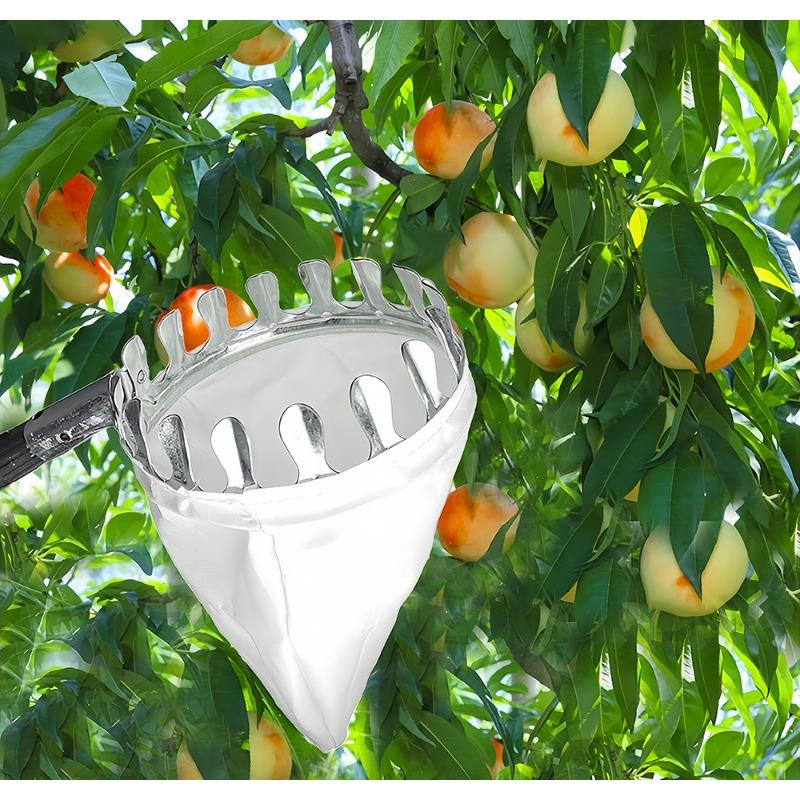 Fruit Picker Telescopic Pole Picking Apple Plum Overhead Picker