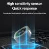 High Definition LCD Display Carbon Monoxide Detector 3 In 1 Temperature Humidity Detector  Travel