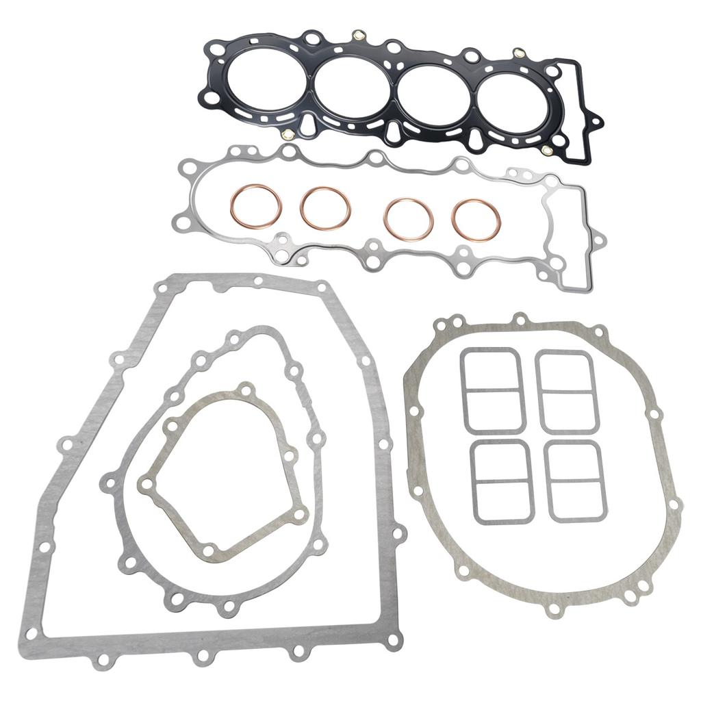 Motorcycle Cylinder Head Base Crankcase Covers Oil Pan Gasket Kits Set For Kawasaki Ninja ZX6R ZX-6R ZX600 1995-1999