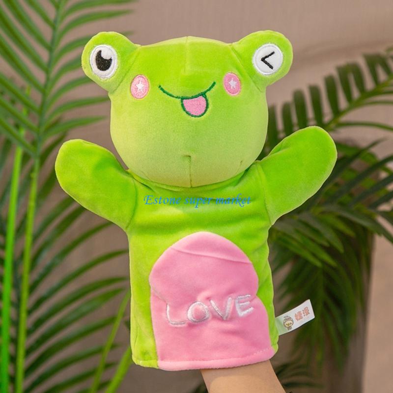 090B Baby Educational Hand Puppet Plush Finger Puppet Theater For Doll Toy For Childr