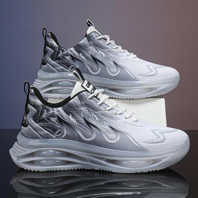 New Men's Breathable Casual Sports Shoes Autumn Outdoor Black Running Shoes Lightweight Soft Sole Tennis Sports Shoes for Men