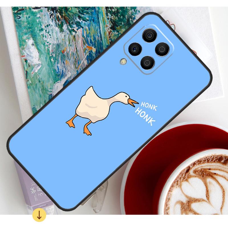Funny Cartoon Duck Case For Samsung Galaxy M20 M31 M16 M36 M56 M33 M53 M13 M12 M32 M52 M15 M55 M14 M35 M34 M54
