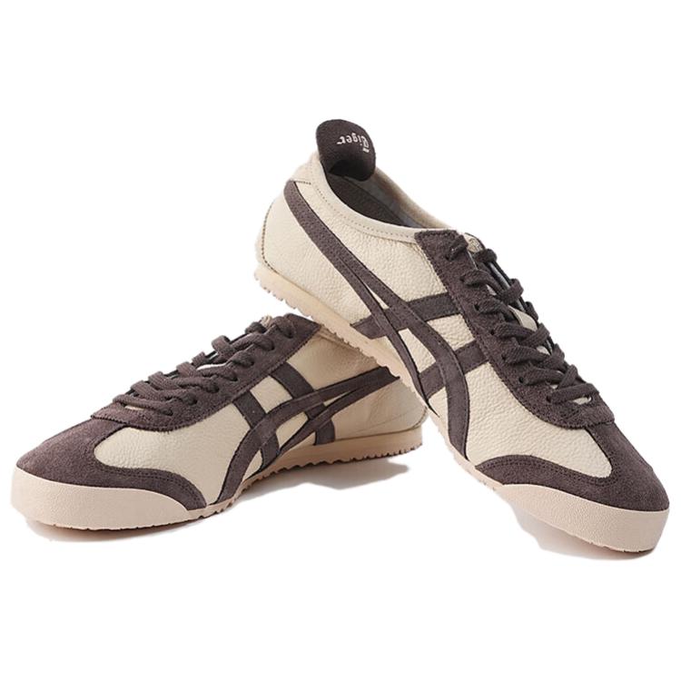 ONITSUKA TIGER Mexico 66 Beige Chocolate Brown Unisex Sneakers 1183C076-256