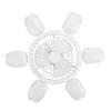 Ceiling Fan with Lights and Remote Modern Foldable Ceiling Fan Light for Bedroom Bathroom Garage Kitchen