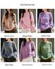 Women's Seamless Wool-Cashmere Blend Sweater - Round Neck, Seven Gauge, Thickened Slub Yarn, Brushed Fleece, Ideal for Autumn and Winter.