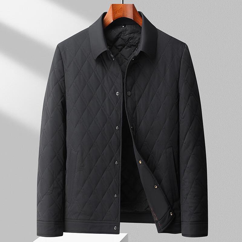 

Men s Fleece-Lined Lapel Casual Cotton Jacket 180/XL