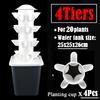 Home Balcony Vertical Tower Planter 3/5-Hole Vegetable Hydroponic Growing System DIY Garden Soilless Cultivation Equipment