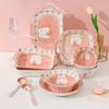 Younuo Cute Cartoon Ceramic Tableware Set