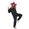 Adult Women Men Demogorgon Pajamas Fleece Jumpsuit Sleepwear