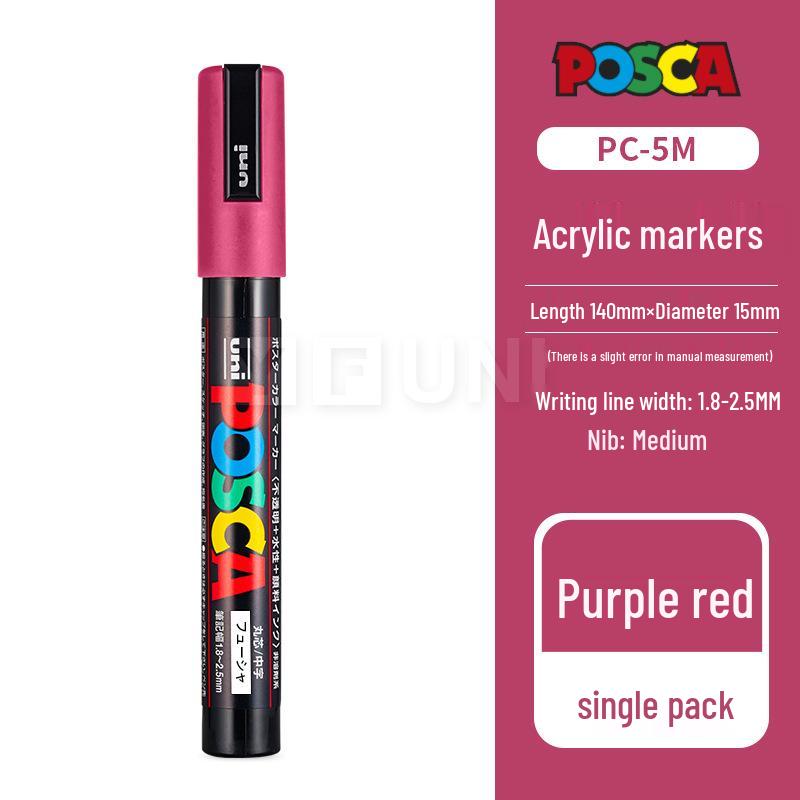 Mitsubishi UNI POSCA PC-5M Weißer Farbe-Marker für Poster - Kontaktieren Sie den Kundenservice für große Mengen