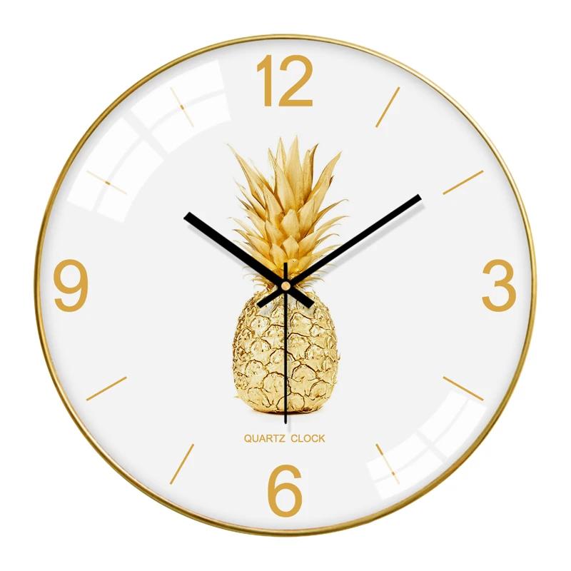 

Modern Wall Clock Gold Nordic Watch Wall Living Room Bedroom Silent Clocks Wall Home Decor Creative Silent Watch Duvar Saati 12 inch
