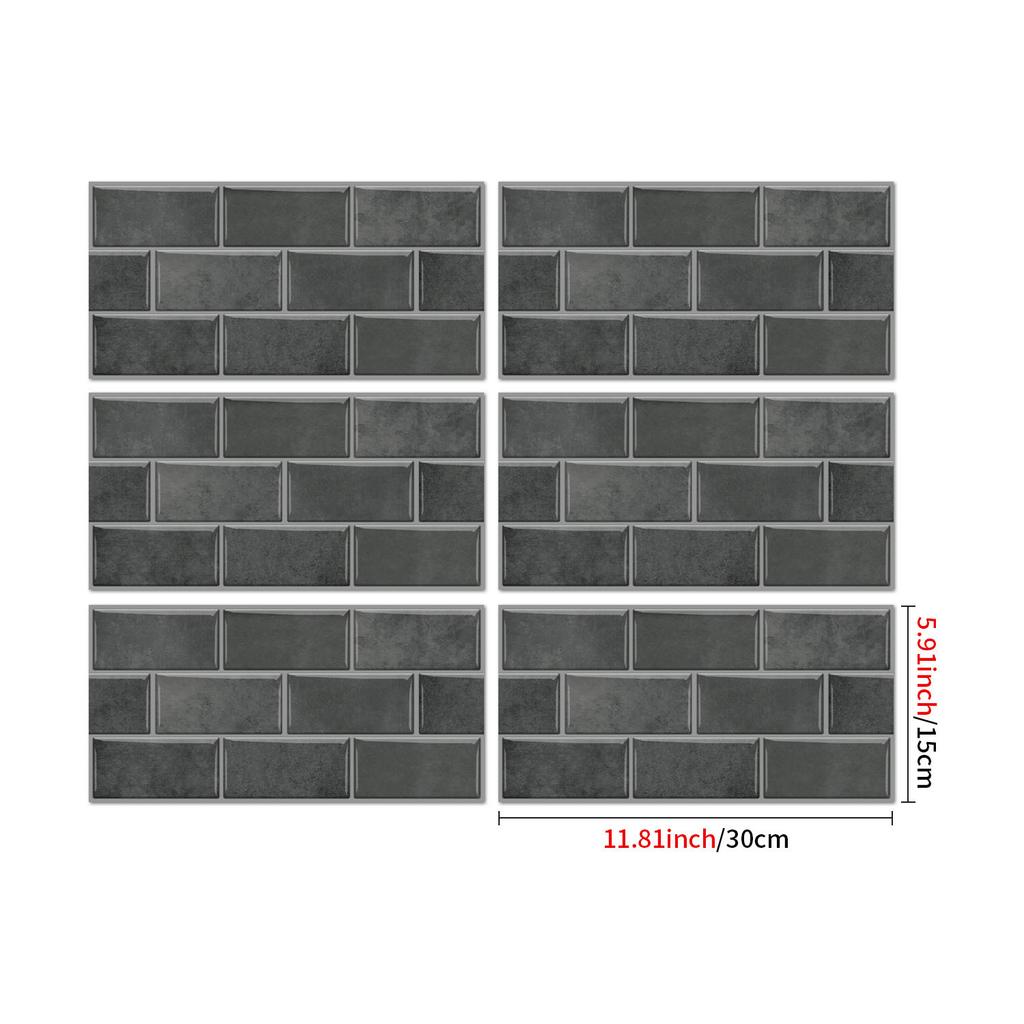 25Stlye Marble Simulated Brick Pattern Wall Sticker Self-adhesive Waterproof Room Decoration Sticker Wall Decoration